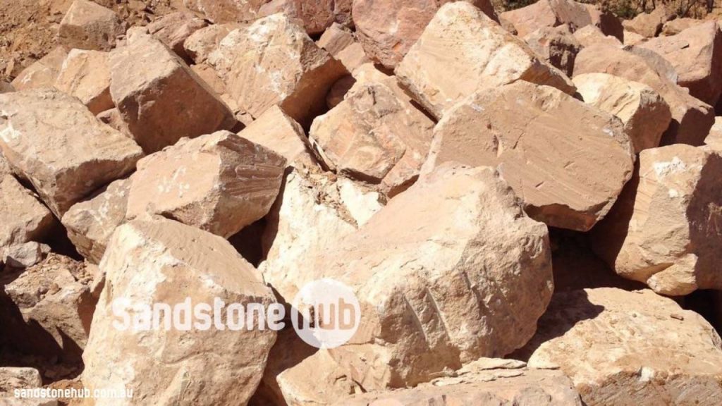 Sandstone Boulders Rocks Random Sizes