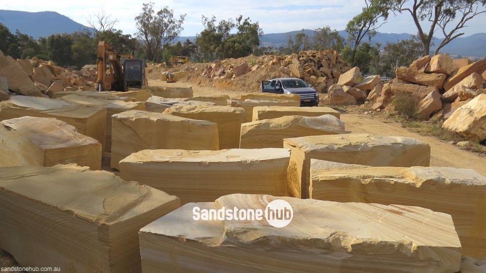 Sandstone Large blocks for exports or made in to factory products
