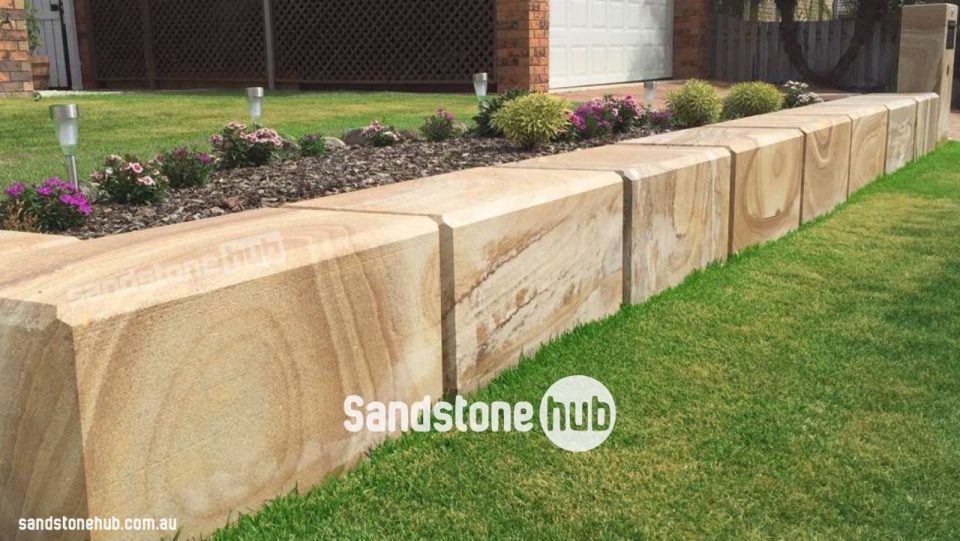 Sandstone Retaining Walls Free E Sandstonehub Com Au - Sandstone Log Retaining Wall Design