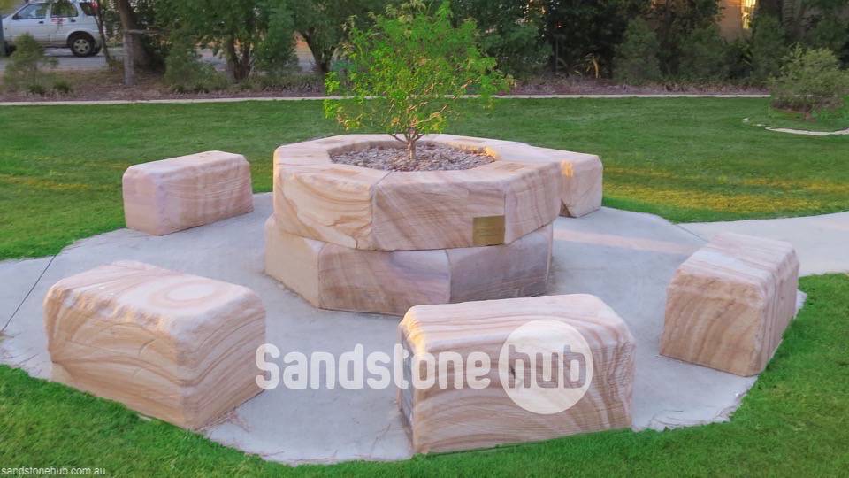 Sandstone Feature in Public Areas, Parks