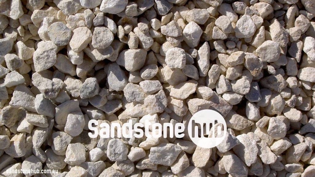 Sandstone Pebble Rocks White Crushed