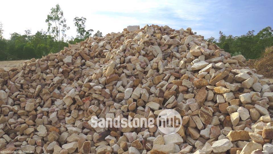 Sandstone Manhandable Rocks and Stones 50 mm - 150mm Mixed Colours